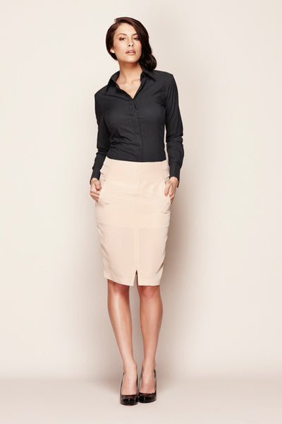 Corisha Side Belted Tailored Skirt